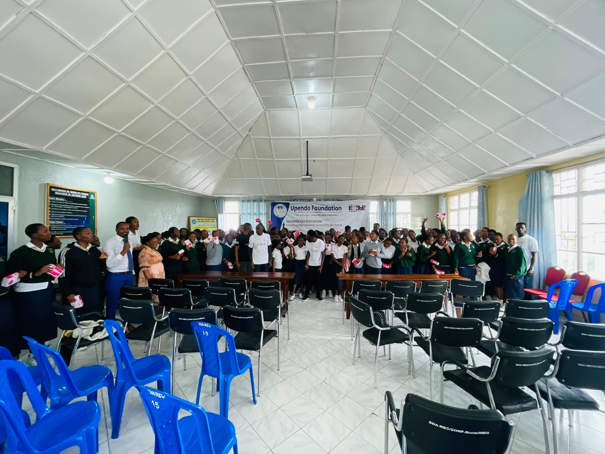Distribution of Reusable Sanitary Pads and Menstrual Hygiene Training at Complexe Scolaire Bethel, Goma